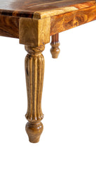 Kraft Bazaar Sheesham Coffee Table with Carving Legs 100x50x40Cm