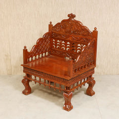 Indian Furniture Vintage folk carved traditional Sofa Set with center table