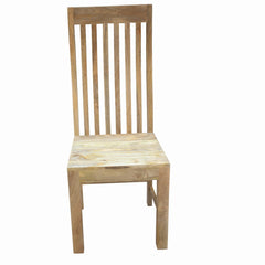 Mango Classic Handmade Carved Solid Wood Chair 45x45x110Cm