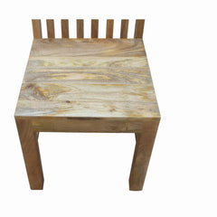 Mango Classic Handmade Carved Solid Wood Chair 45x45x110Cm