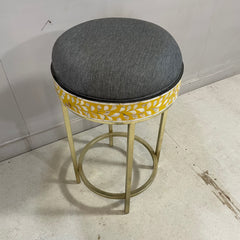 Handmade Indian Furniture Mother of pearl Bar Stool 45x45x70 cm