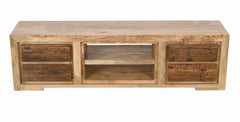 Mango Classic Handmade Carved Solid Wood TV Unit