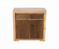 Mango Classic Handmade Carved Solid Wood Cabinet With Drawers