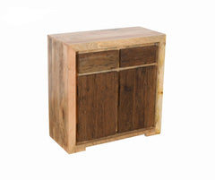 Mango Classic Handmade Carved Solid Wood Cabinet With Drawers