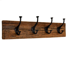 Handmade Carved Solid Wood Indian Hanger 54x11x14cm