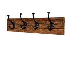 Handmade Carved Solid Wood Indian Hanger 54x11x14cm