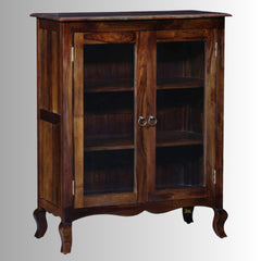 Colonial Handmade Carved Solid Mango Wood Cabinet