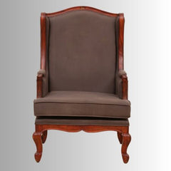 Occasional Mango Wooden Upholstered Accent Chair Sofa