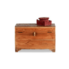 Liberty Reclaimed Wood Storage Trunk Box Coffee Table