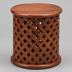 Dimensions: 45 x 45 x 45 cm (W x D x H)Material: Solid Mango Wood Finish: Honey Brown / Walnut Natural Polish Assembly: No Assembly Required - Ready to Use Availability: In Stock – Ready for Shipping  in Australia.