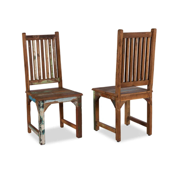 Aspen Reclaimed Wood Dining Chair Set of 2