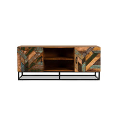 Aspen Large Reclaimed Wood Tv Unit