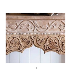 Hand Carved Solid Wood Console Hall Table 38