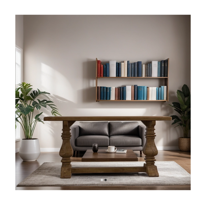 French Provincial Style Pillar Console Table 39