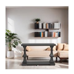 French Provincial Style Pillar Console Table 40
