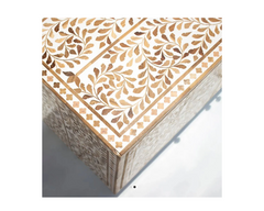 Bone Inlay Floral Pattern TV Unit 41