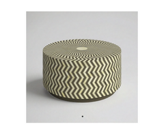 Bone Inlay Round Coffee Table C79