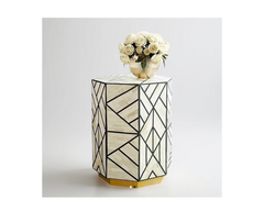Bone Inlay Side Table 19