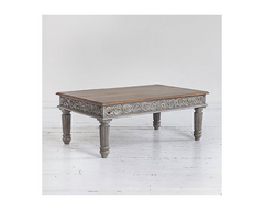Indian Hand Carved Solid Wood Coffee Table C84