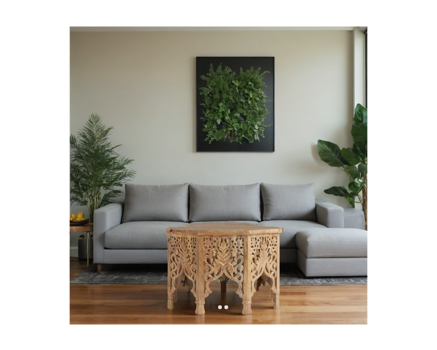 Indian Hand Carved Solid Wood Coffee Table C85