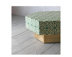 Bone Inlay Coffee Table C86