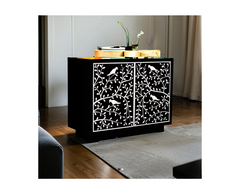 Indian Bone Inlay Cabinet D82