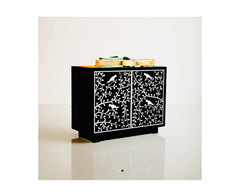 Indian Bone Inlay Cabinet D82