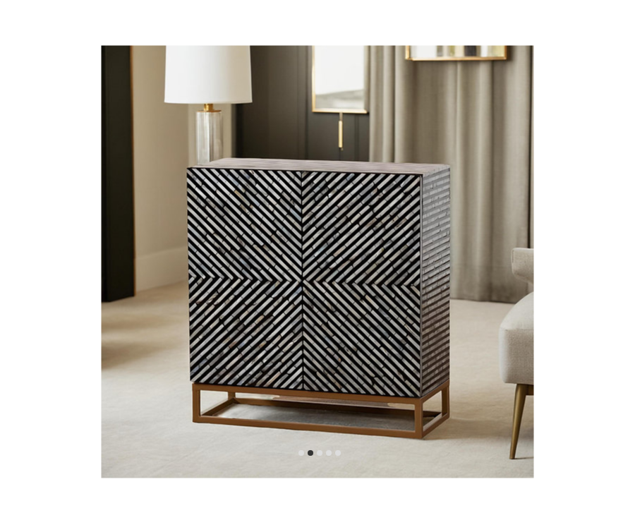 Indian Mother of Pearl Cabinet D83