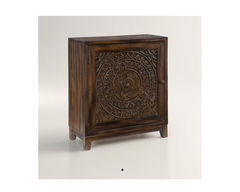 Indian Hand Carved Solid Wood Cabinet D84