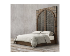 Door Style Hand Carved Bed Headboard Bed Head H30