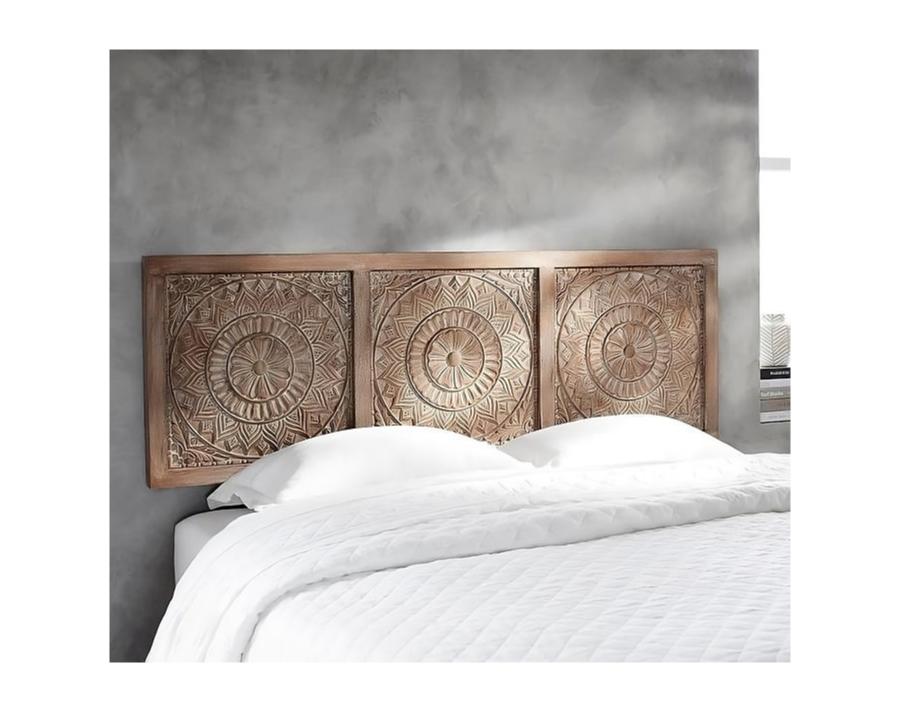 Hand Carved Bed Headboard Bed Head H31