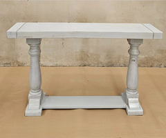 French Provincial Style Pillar Console Table 65