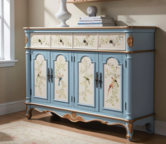 Avani Indian Hand Painted Solid Wood Sideboard C67