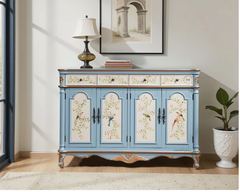 Avani Indian Hand Painted Solid Wood Sideboard C67