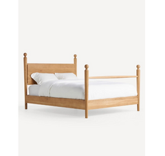 The Attic Jodhpur Solid Wood King Size Bed Natural 01