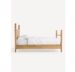 The Attic Jodhpur Solid Wood King Size Bed Natural 01