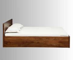 Indian Hand Carved Sheesham Wood Storage Bed Frame King Size 144