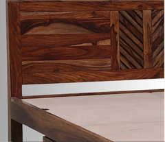 Indian Hand Carved Sheesham Wood Storage Bed Frame King Size 151