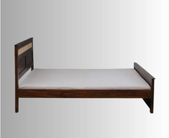 Indian Hand Carved Solid Wood Bed Frame King Size 158