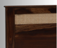 Indian Hand Carved Solid Wood Bed Frame King Size 158