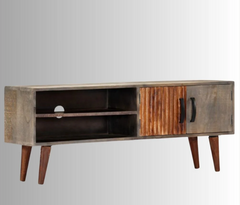 Indian Hand Carved Solid Wood TV Unit 23