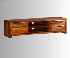 Indian Hand Carved Solid Wood TV Unit 27