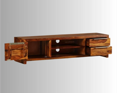 Indian Hand Carved Solid Wood TV Unit 27