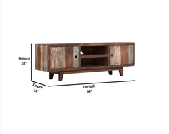Nirvana Reclaimed Solid Hard Wood TV Unit 28