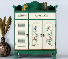 Avani Indian Hand Painted Solid Wood Cabinet D70