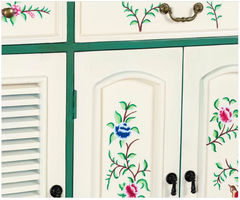 Avani Indian Hand Painted Solid Wood Cabinet D70