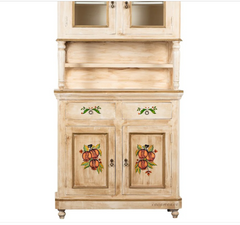 Handmade Indian Furniture Solid Mango Wood Crockery Unit Cabinet 03