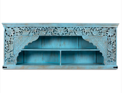 Indian Hand Carved Solid Wood Console Hall Table 21