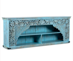 Indian Hand Carved Solid Wood Console Hall Table 21