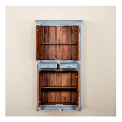 Indian Hand Carved Solid Wooden Cupboard Wardrobe D86